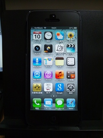 iPhone5（購入から1週間）